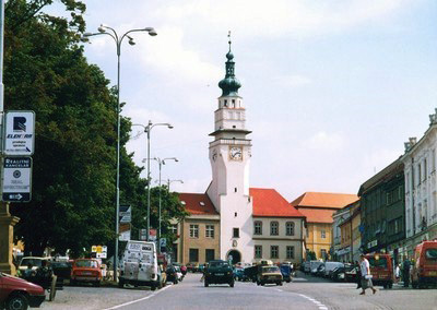 Boskovice - náměstí s radnicí