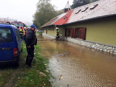 Povodeň u Sloupsko-šošůvských jeskyní, říjen 2020
