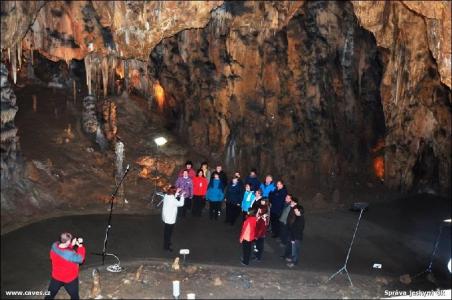 Pěvecký sbor Harmonia ve Sloupských jeskyních