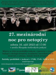 27. Mezinárodní noc pro netopýry, Sloup v Moravském krasu