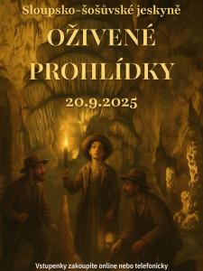 Oživené prohlídky Sloupsko-šošůvských jeskyní, 20. 9. 2025